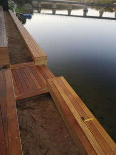 Timber pergolas, decks & handrails by Custom Decks & Walkways